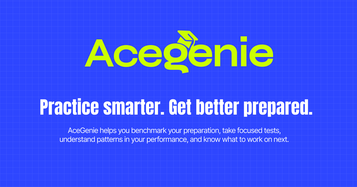 AceGenie — Know where you stand. Know what to improve.
